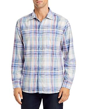 Tommy Bahama Dundee Regular Fit Madras Plaid Shirt