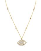 Bloomingdale's Diamond Evil Eye Pendant Necklace In 14k Yellow Gold, 2.0 Ct. T.w. - 100% Exclusive