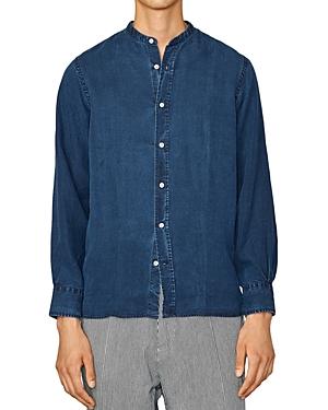 Officine Generale Gaston Band Collar Shirt