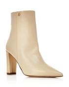 Tory Burch Women's Penelope Pointed Toe Leather High-heel Booties