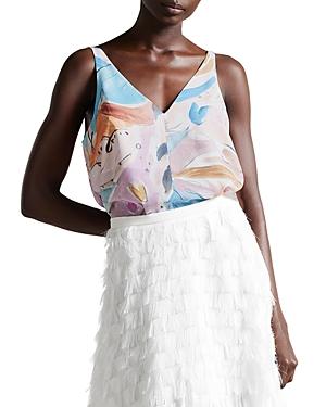 Ted Baker Summor Printed V Neck Tank