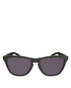 Oakley Woodgrain Frogskin Sunglasses, 55mm