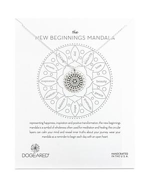 Dogeared New Beginnings Mandala Pendant Necklace, 22