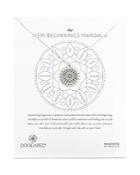 Dogeared New Beginnings Mandala Pendant Necklace, 22