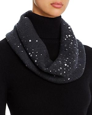 Eileen Fisher Sequined Wool Infinity Scarf