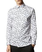 Ted Baker Wewill Floral Print Slim Fit Button-down Shirt