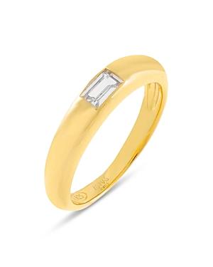 Adinas Jewels Cubic Zirconia Hollow Dome Ring