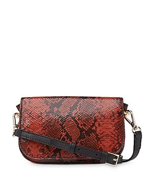 Whistles Sara Snake Embossed Crossbody
