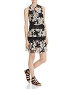 Aqua Sleeveless Floral Print Dress - 100% Exclusive