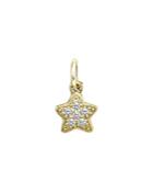 Aqua Sparkly Star Charm In Sterling Silver Or 18k Gold-plated Sterling Silver - 100% Exclusive