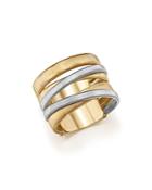 Marco Bicego 18k White & Yellow Gold Masai Five-strand Crossover Ring