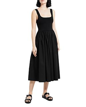 Theory Sleeveless Square Neck Dress