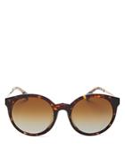 Burberry Women's Polarized Round Sunglasses, 53mm