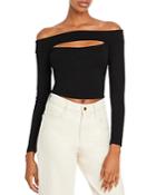 Fore Off The Shoulder Cutout Top