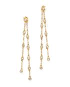 Bloomingdale's Diamond Bezel-set Chain Drop Earrings In 14k Yellow Gold, 0.50 Ct. T.w. - 100% Exclusive