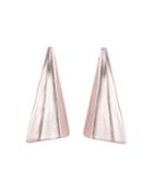 Alexis Bittar Waved Lucite Triangle Drop Earrings