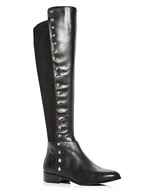 Michael Michael Kors Women's Bromley Leather & Suede Embellished Tall Boots