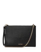 Whistles Hampton Embossed Leather Chain Pouch