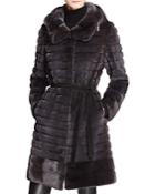Maximilian Furs Hooded Long Mink Coat - 100% Exclusive