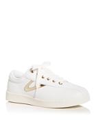 Tretorn Women's Star Applique Low Top Sneakers