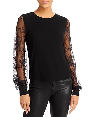 Generation Love Noelle Lace Sleeve Top