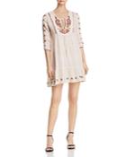 Johnny Was Juliene Embroidered Shift Dress