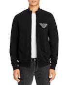 Armani Iconic Front Zip Logo Sweatshirt