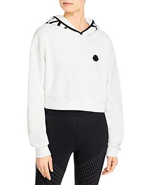 Moncler Cropped Logo Hoodie