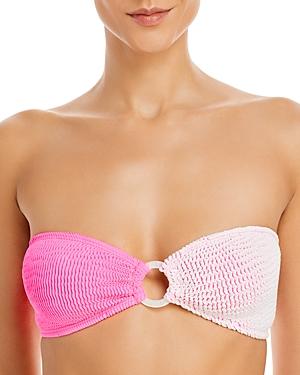 Cleonie Sea Color Blocked Bikini Top