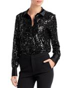 Lafayette 148 New York Scottie Embellished Blouse