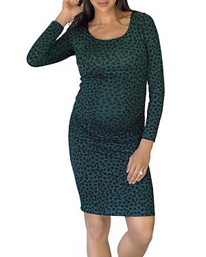 Ingrid & Isabel Side Shirred Maternity Dress