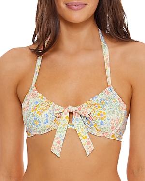 Isabella Rose Miami Floral Underwire Halter Bikini Top