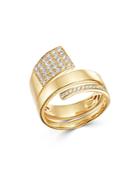 Bloomingdale's Diamond Pave Coil Ring In 14k Yellow Gold, 0.55 Ct. T.w. - 100% Exclusive