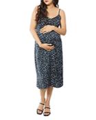 Ingrid & Isabel Maternity Printed Satin Slip Dress