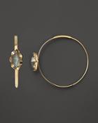 Lana Jewelry 14k Yellow Gold Small Flat Magic Hoop Earrings With Labrodorite