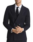 Reiss Shade Slim Fit Double Breasted Suit Jacket