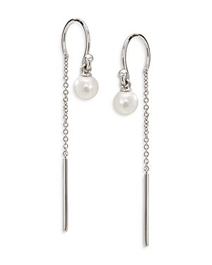 Nadri Synthetic Pearl Threader Earrings