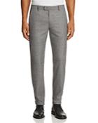 Ted Baker Checked Slim Fit Cropped Trousers