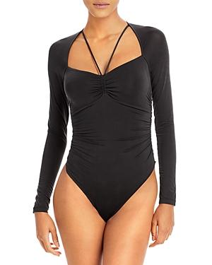 Jonathan Simkhai Gianna Matte Jersey Bodysuit