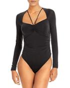 Jonathan Simkhai Gianna Matte Jersey Bodysuit