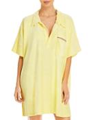 Pitusa Terry Cloth Polo Dress Swim Cover Up