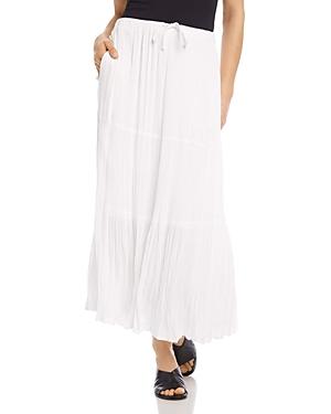 Karen Kane Tiered Crinkle Midi Skirt