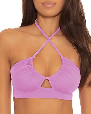 Becca By Rebecca Virtue Color Code Candice Halter Bikini Top