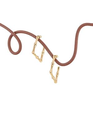 Cult Gaia Astraea Bamboo Look Square Hoop Earrings