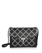 Burberry Small Link Print Leather Crossbody