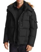 Sam. Tundra Faux Fur Trim Hooded Jacket - Compare At $350