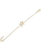Adina's Jewels Cubic Zirconia Open Star Link Bracelet