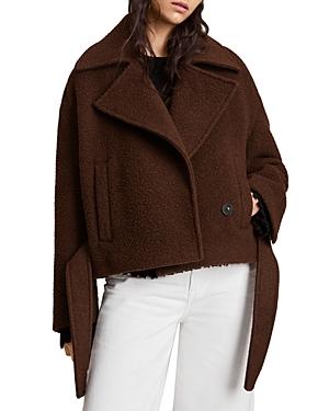 Allsaints Boston Cropped Peacoat