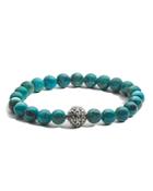 John Hardy Batu Classic Chain Sterling Silver Large Beaded Bracelet With Turquoise