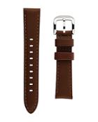 Shinola Interchangeable Dark Brown Latigo Leather Watch Strap, 18mm